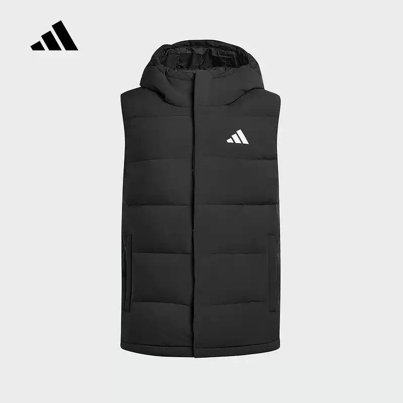 男子鸭绒连帽羽绒马甲KH3995