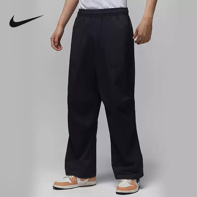 男裤休闲刺绣飞人透气宽松阔腿收口运动长裤FV7307-010