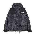 1986系列男女同款拼色防水防风连帽透气刺绣标冲锋衣夹克