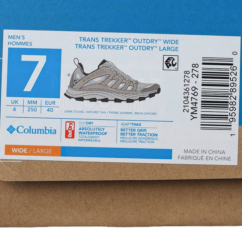 男鞋Outdry防滑轻便登山鞋徒步鞋YM4769278