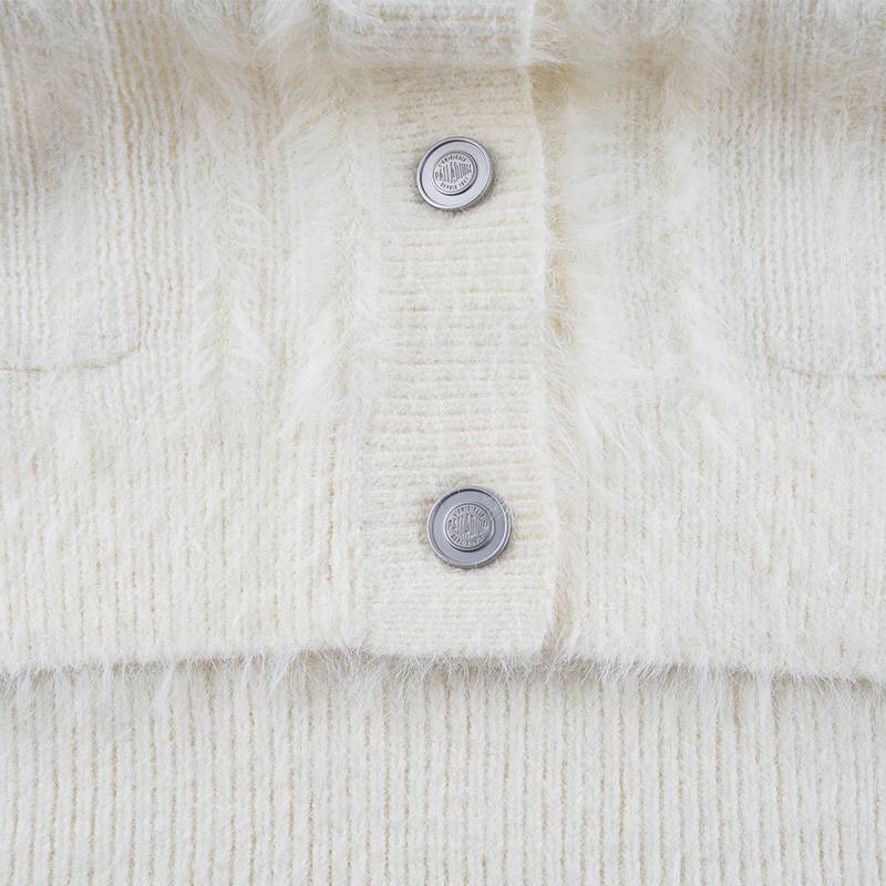 女子 VINTAGE 字母刺绣设计开襟毛衫毛衣1911981-232