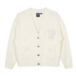 女子 VINTAGE 字母刺绣设计开襟毛衫毛衣1911981-232