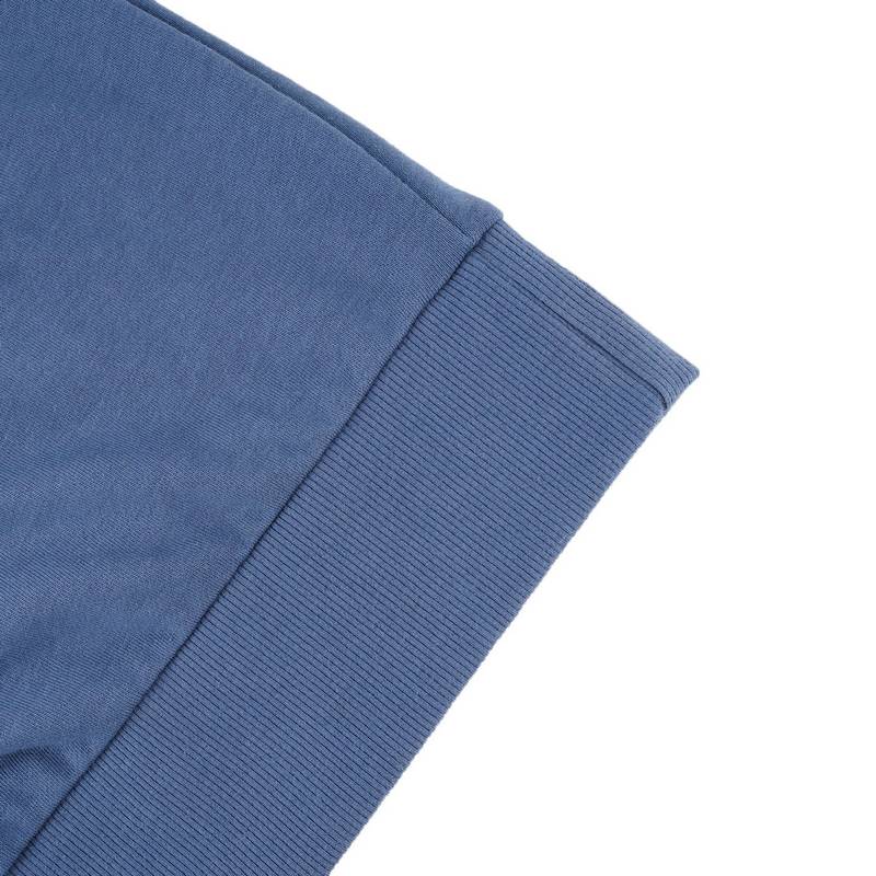 男户外纯色圆领休闲套头衫