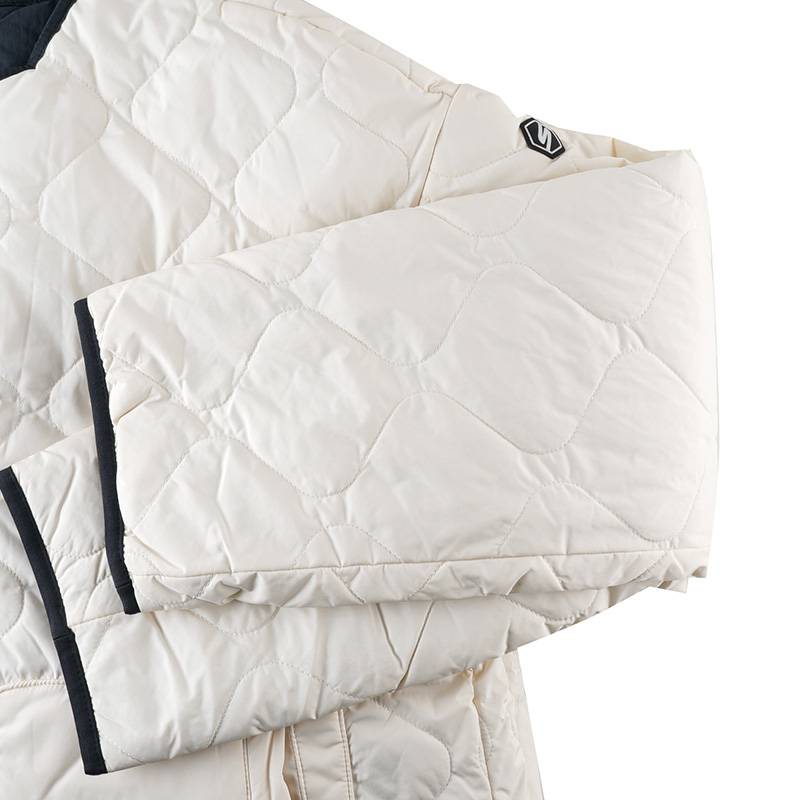 女子休闲舒适保暖长款棉服PP124W001-02SB