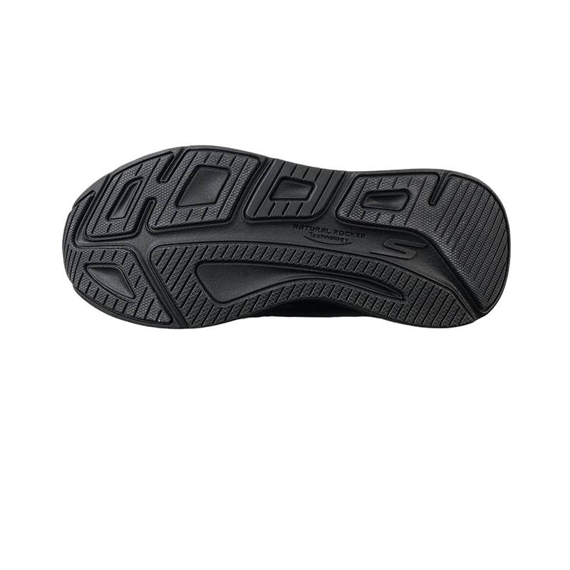 女士秋冬保暖舒适防滑一脚蹬中帮厚底雪地靴144349-BBK