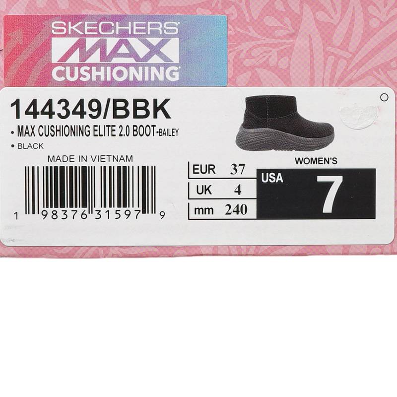 女士秋冬保暖舒适防滑一脚蹬中帮厚底雪地靴144349-BBK