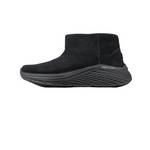 女士秋冬保暖舒适防滑一脚蹬中帮厚底雪地靴144349-BBK