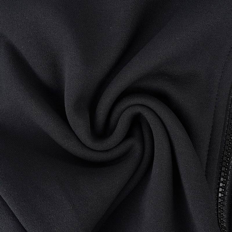 女子连帽针织运动健身外套上衣SO1250KJ82L-BK001