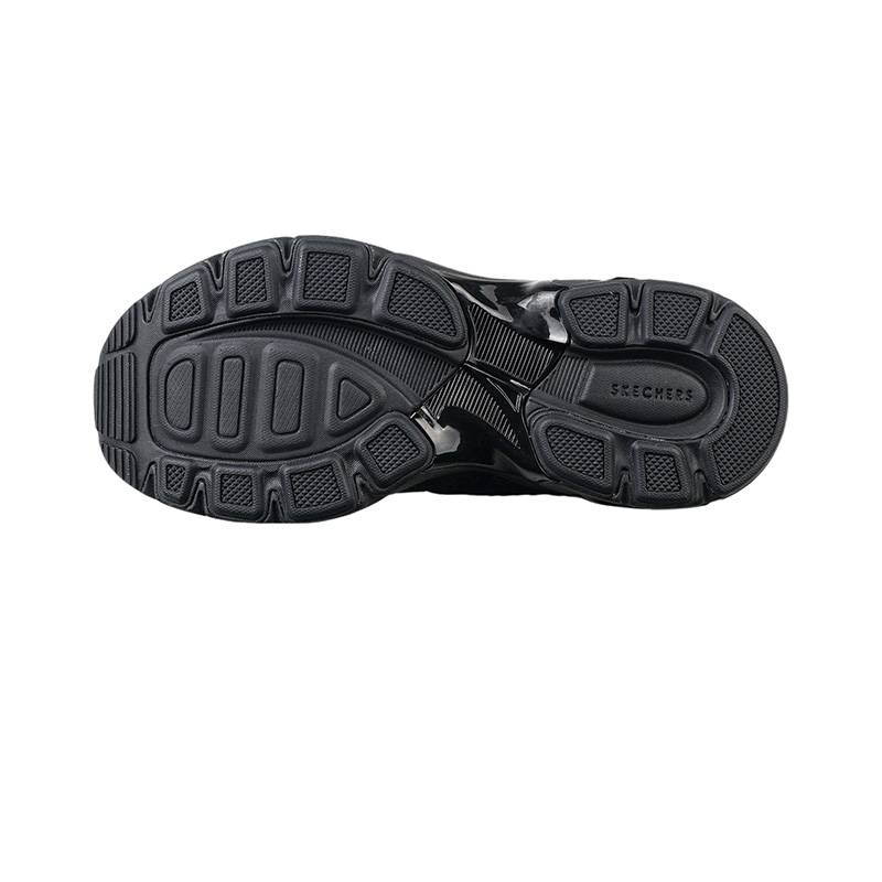 女士透气轻质舒适休闲绑带老爹鞋177358-BBK