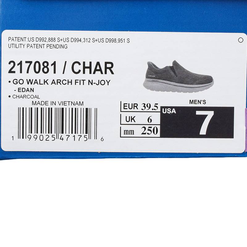 男子GOWALKARCHFITNJOY运动休闲鞋217081-CHAR