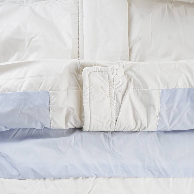 女士保暖舒适防风中长款连帽羽绒外套P425W092-0074