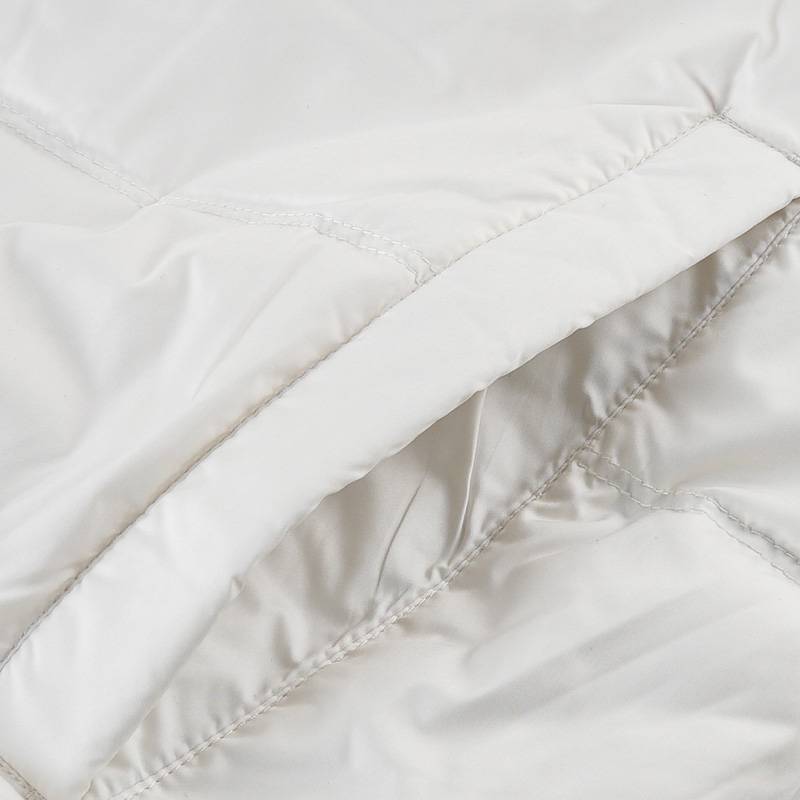 女士保暖舒适防风中长款连帽羽绒外套P425W092-0074