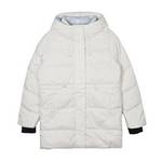 女士保暖舒适防风中长款连帽羽绒外套P425W092-0074