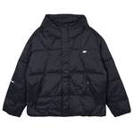 男女同款蓬松轻盈保暖连帽羽绒服外套P425U035-0018