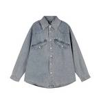 男子水洗牛仔外套 AJDV113-2