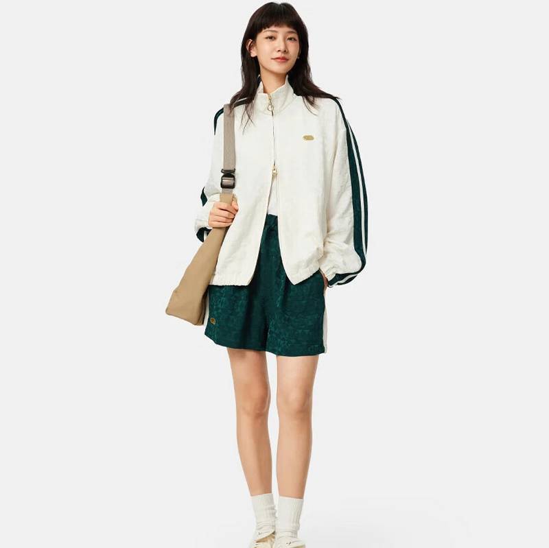 女子中国文化运动休闲百搭舒适宽松夹克外套AJDV230-2