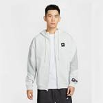 男子全长拉链开衫夹克薄绒连帽衫HJ0637-009