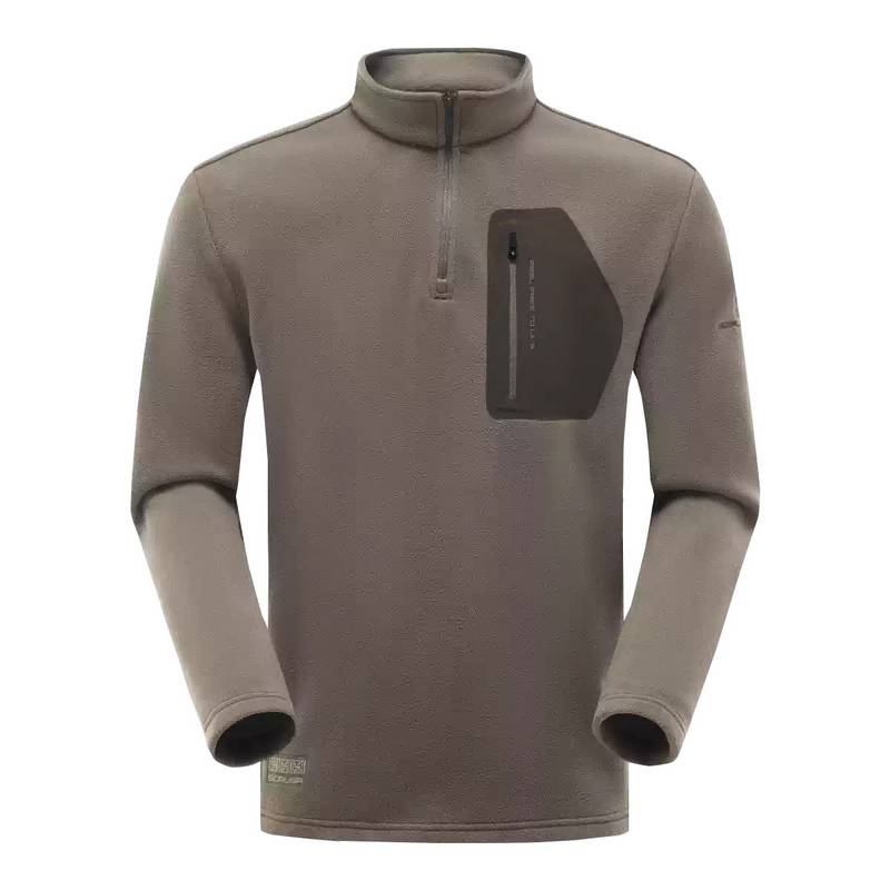 男子立领套头抓绒衣F5216988