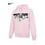 莫兰特男子加绒篮球连帽套头衫印花长袖运动卫衣