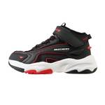 中大童加绒保暖靴厚底增高高帮鞋406368L-BKRD