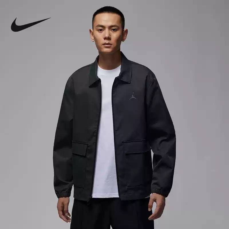男子jordan运动休闲翻领夹克外套HQ8682-010