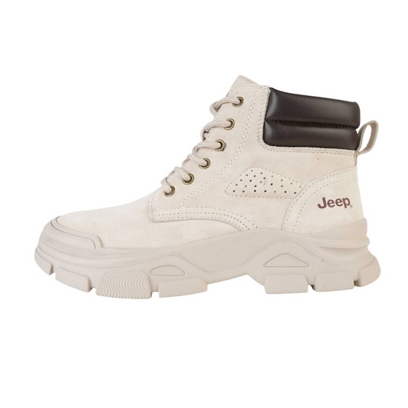 女子减震户外徒步工装靴复古靴子P654W13215