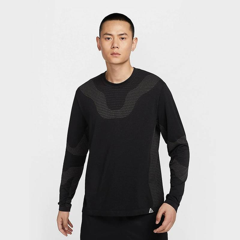 男子圆领长袖户外运动健身T恤FV8907-010