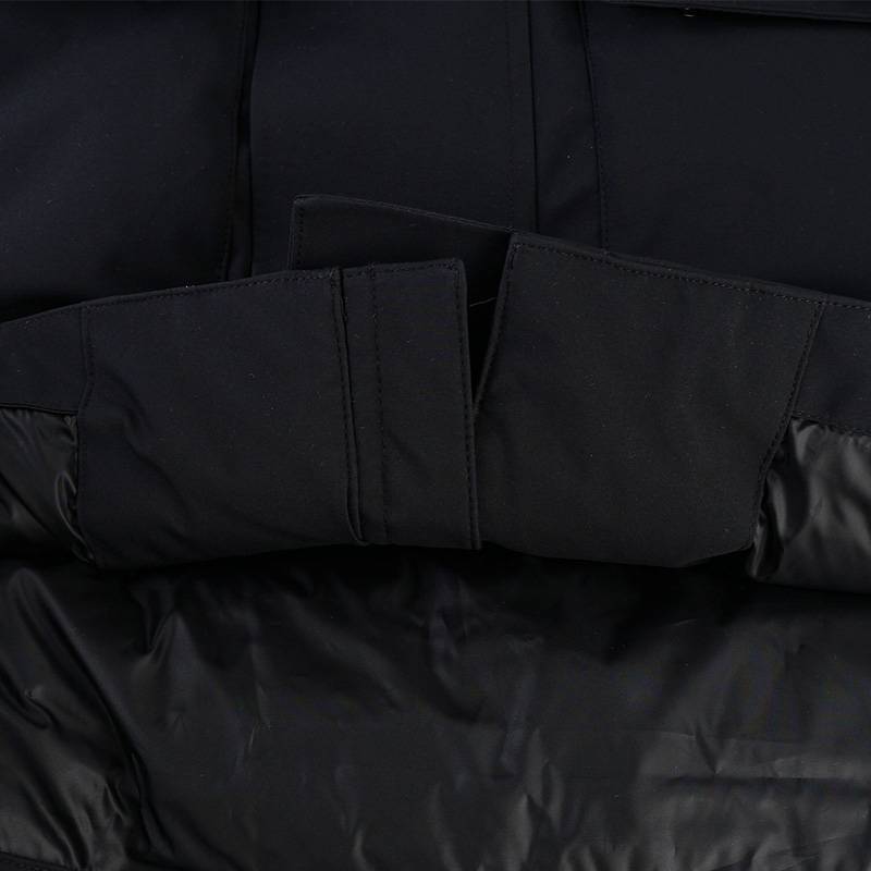 男子防风保暖中长款休闲运动连帽羽绒服