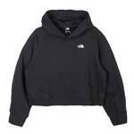 女子高腰短款连帽针织卫衣