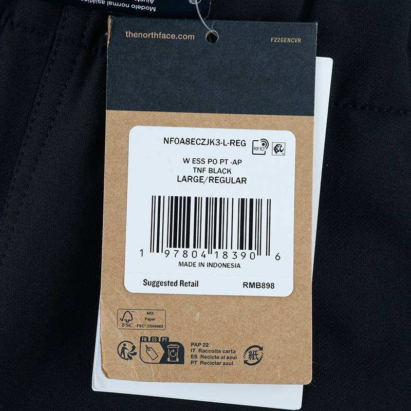 女子户外防风休闲长裤NF0A8ECZJK31