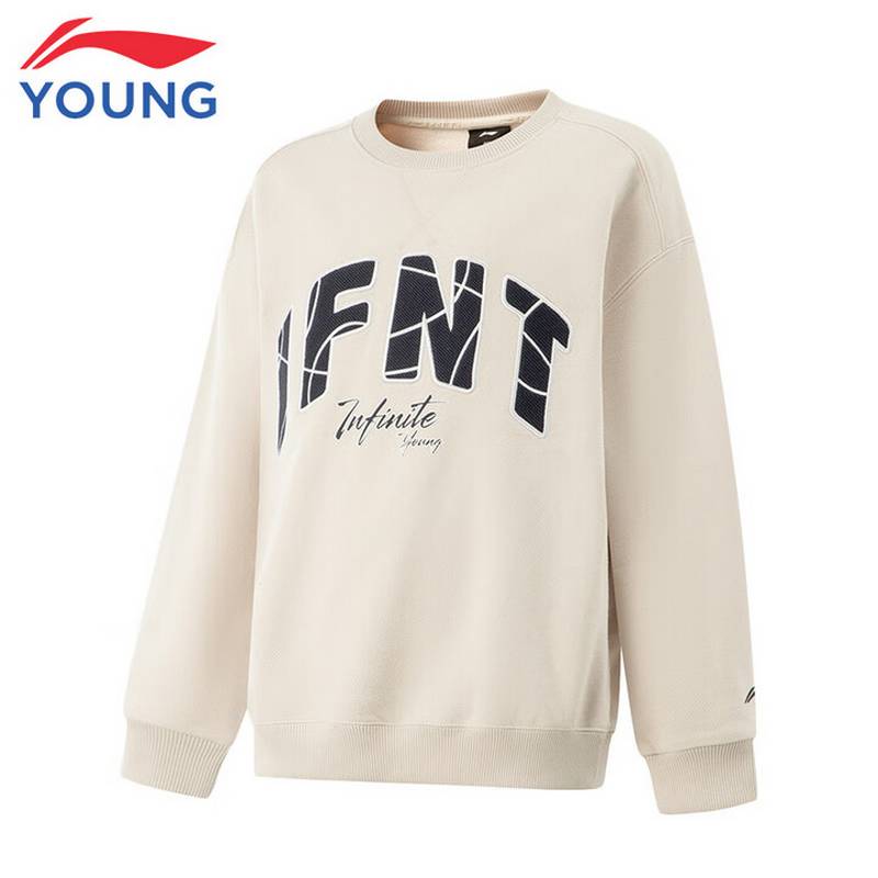 大童篮球系列亲肤宽松圆领套头上衣