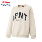 大童篮球系列亲肤宽松圆领套头上衣