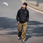 男子美式复古连帽加绒卫衣152448701N-4