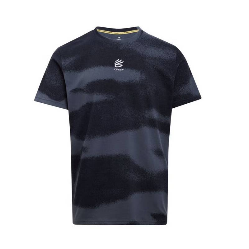 男子 Curry库里训练透气运动短袖T恤1387107-044