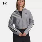 女子短款训练透气休闲运动连帽卫衣6005110-011