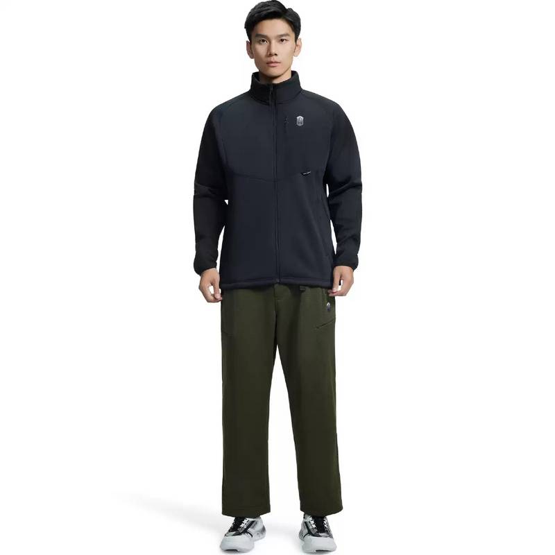 男子仿羊羔绒夹克抓绒户外运动外套6010034-001