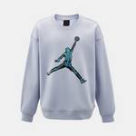 男女童圆领卫衣冬季Jordan印花针织运动套头衫IQ5846-057