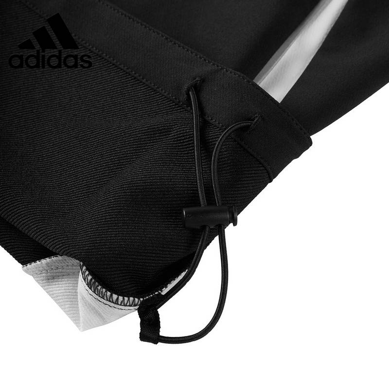 女子三道杠休闲宽松直筒裤拉绳长裤KB5673