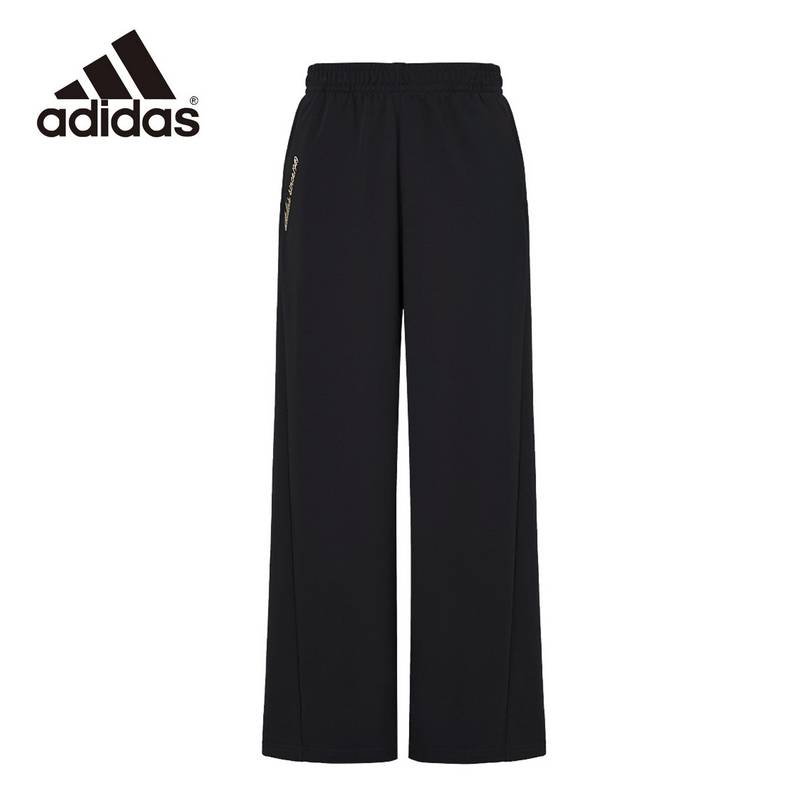 女款宽松直筒垂感休闲运动长裤