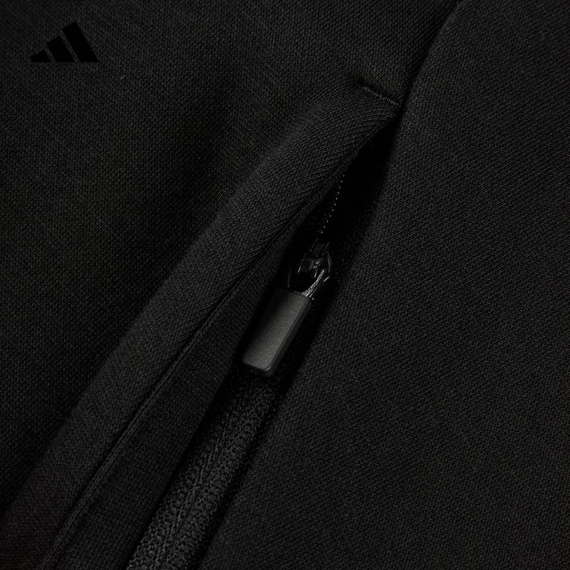 男子梭织连帽休闲加绒运动夹克KQ7855