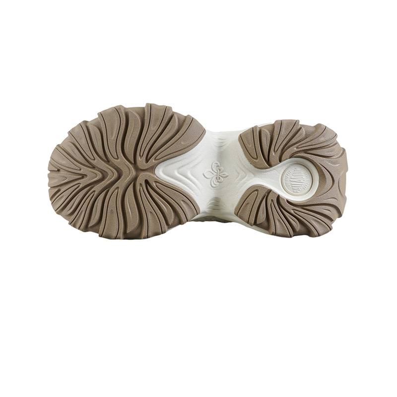 休闲百搭厚底增高女款老爹花瓣鞋