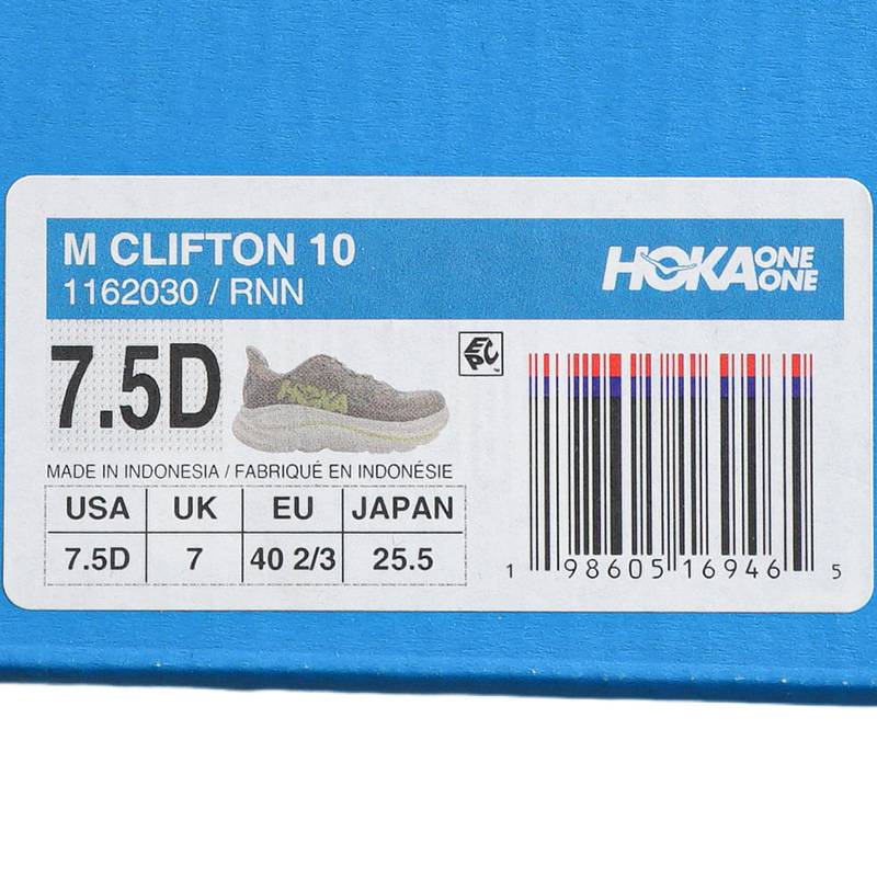 男款克利夫顿CLIFTON 10轻量透气缓震跑步鞋