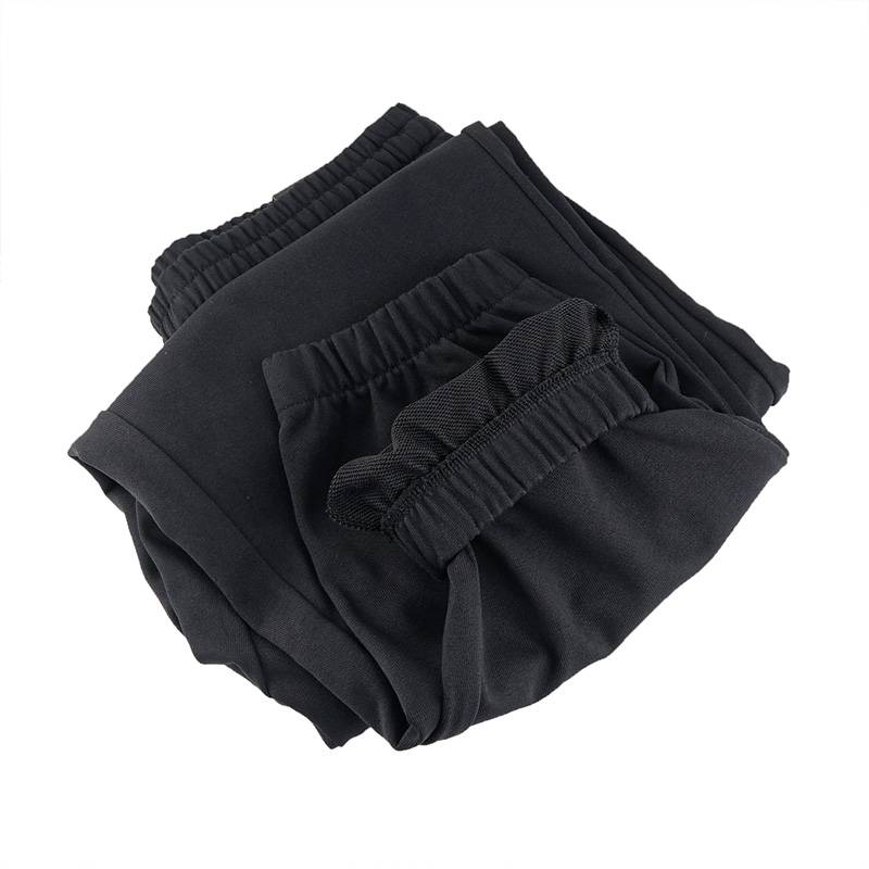 男女同款潮流垂感针织休闲运动束脚长裤L126U017-0018