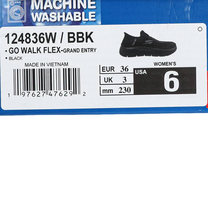 女休闲鞋闪穿减震运动鞋124836W-BBK