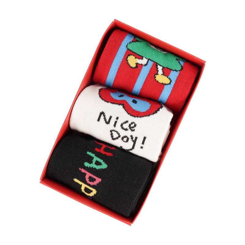 儿童新年袜三双装G25573-22