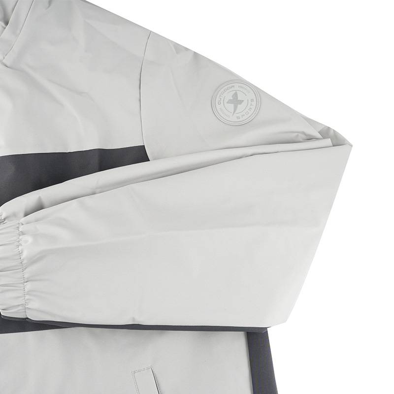 男子拼接防风双层风衣975129150079