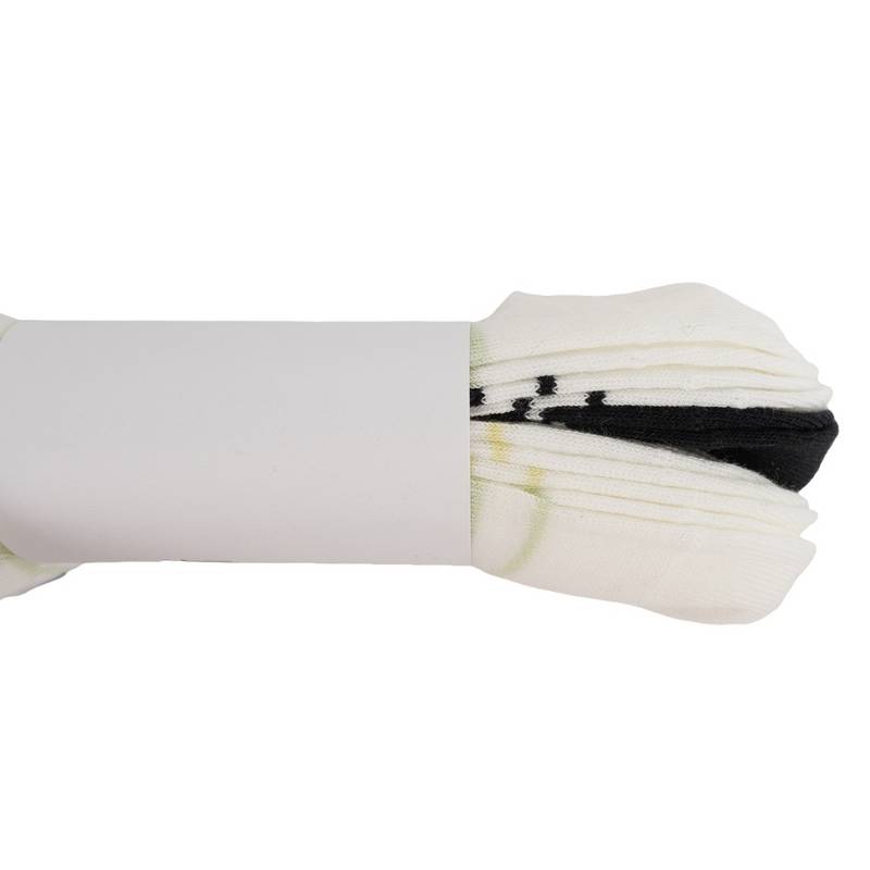 女子直角横条纹浅口袜三双装（颜色随机）