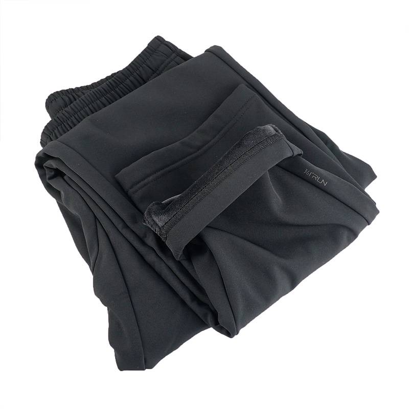 男裤直筒绒里长裤