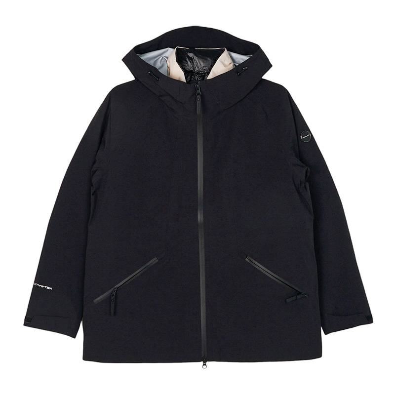 女子软弹硬壳四合一鹅绒冲锋衣F2406162