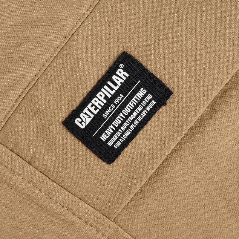 男款工装长裤浅卡其色